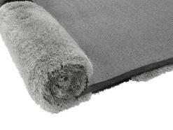 Tapete Felpudo Em Poliester De 200 X 290 Cm Cor Cinza - Pietra