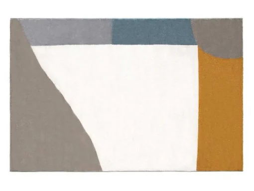 Tapete Geometrico 160 X 230 Cm Em Polipropileno Multicolor - Saria