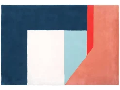 Tapete Geometrico Em La Tufada A Mão De 200 X 290 Cm Multicolor - Bakar