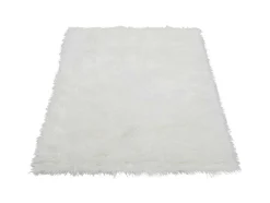 Tapete Imitacao De Pele De Ovelha Sheep - 120 X 170 Cm - Branco