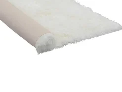 Tapete Imitacao De Pele De Ovelha Sheep - 120 X 170 Cm - Branco