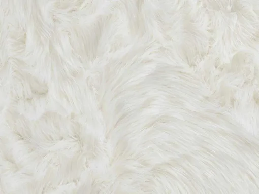 Tapete Imitacao De Pele De Ovelha Sheep - 120 X 170 Cm - Branco
