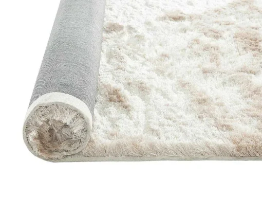 Tapete Shaggy De Pelo Comprido Ultramacio 160X230 Cm Bege - Dolce