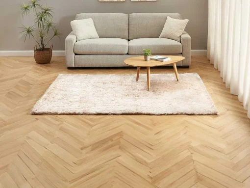 Tapete Shaggy De Pelo Comprido Ultramacio 160X230 Cm Bege - Dolce