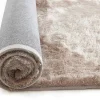 Tapete Shaggy Dolce Taupe Reflexo Bege - Poliester 200*290 Cm