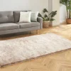 Tapete Shaggy Dolce Taupe Reflexo Bege - Poliester - 140*200 Cm