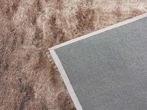 Tapete Shaggy Dolce Taupe Reflexo Bege - Poliester 200*290 Cm
