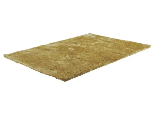 Tapete Shaggy Glitter - Dourado - 120*170 Cm