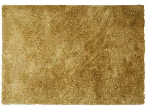 Tapete Shaggy Glitter - Dourado - 120*170 Cm