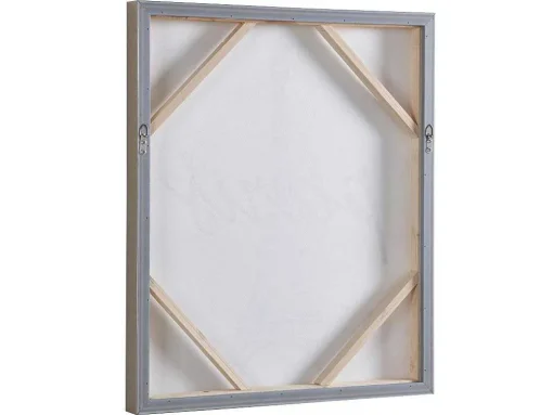 Tela Impressa Paris Com Efeito Joias De L. 54 X A. 64 Cm Com Moldura Em Pinho - Lutece