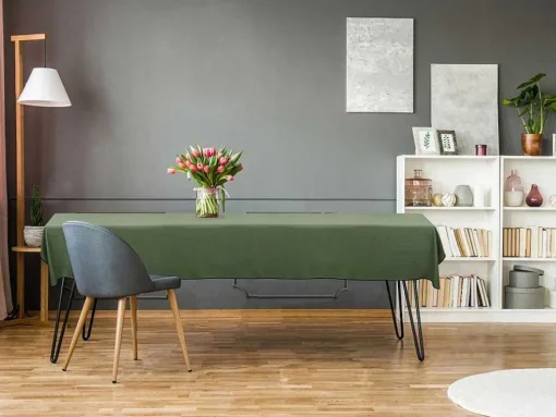 Toalha Em Algodao E Linha Com Borda Preta 170 X 250 Cm Caqui - Borina