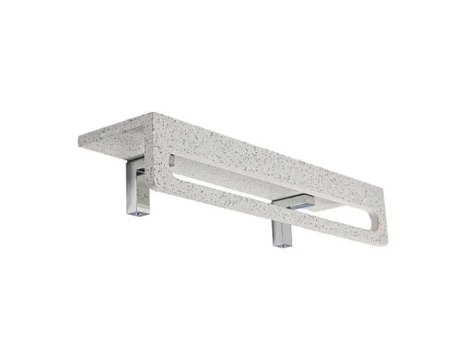 Toalheiro De Parede Em Terrazzo 59,8 X 15 X 11 Cm - Stochi