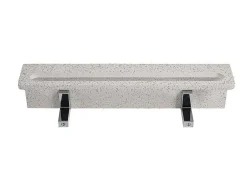 Toalheiro De Parede Em Terrazzo 59,8 X 15 X 11 Cm - Stochi