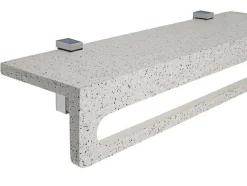 Toalheiro De Parede Em Terrazzo 59,8 X 15 X 11 Cm - Stochi
