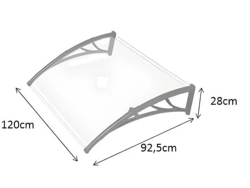 Toldo Copalina Em Aluminio - 140 X 92,5 Cm