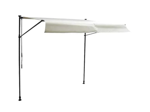 Toldo De Varanda Chene 3 1,2M - Tecido Bege E Estrutura Cinzenta