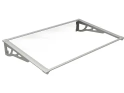 Toldo Em Aluminio Prateado - 120*90*22 Cm - Kepler