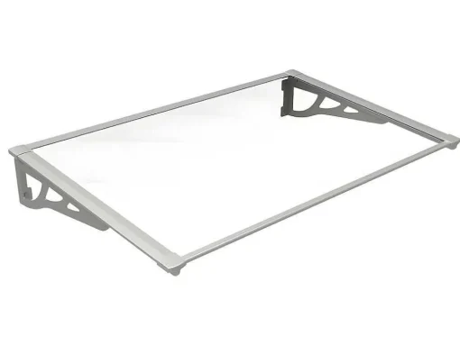 Toldo Em Aluminio Prateado - 120*90*22 Cm - Kepler