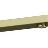 Torneira Misturadora Mecanica Quadrada Sobrelevada A29,5 Cm Dourado Acabamento Acetinado - Vipava