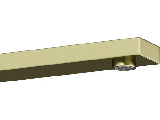 Torneira Misturadora Mecanica Quadrada Sobrelevada A29,5 Cm Dourado Acabamento Acetinado - Vipava