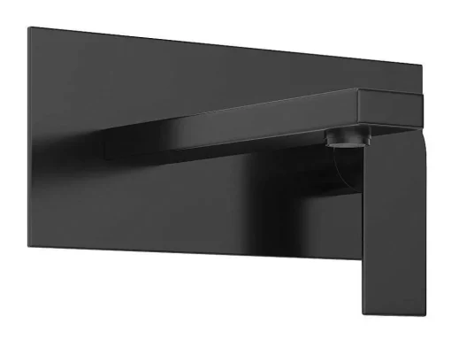 Torneira Misturadora Mecanica De Encastrar Quadrada Preto Mate - Vistula