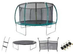 Trampolim Com Rede De Protecao Interior, Escada, Cobertura E Kit De Ancoragem De D. 427 Cm - Wallaby