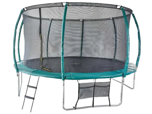 Trampolim Com Rede De Protecao Interior, Escada, Cobertura E Kit De Ancoragem De D. 427 Cm - Wallaby