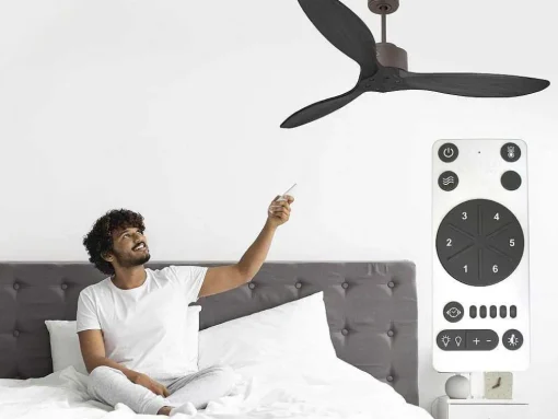Ventilador De Tecto O132 Cm Com Wifi Reversivel Hypersilence